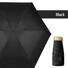 Load image into Gallery viewer, Mini Phone Size Pocket Umbrella Anti-UV Portable Folding Umbrella Parasol Ultralight Foldable Candy Color Traveling Rain Gear