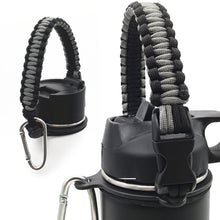Load image into Gallery viewer, Water Bottle Shoulder Strap Paracord Handle with Shoulder Strap for Wide Mouth Bottles for 12oz to 64oz