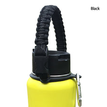 Load image into Gallery viewer, Water Bottle Shoulder Strap Paracord Handle with Shoulder Strap for Wide Mouth Bottles for 12oz to 64oz