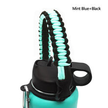Load image into Gallery viewer, Water Bottle Shoulder Strap Paracord Handle with Shoulder Strap for Wide Mouth Bottles for 12oz to 64oz