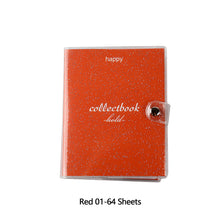 Load image into Gallery viewer, 32/64 Pockets Mini Photo Album Cartoon Card Binder Name Card Book Photocard Holder Plug-in Kpop Hollow Love 3/5 Inch