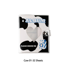 Load image into Gallery viewer, 32/64 Pockets Mini Photo Album Cartoon Card Binder Name Card Book Photocard Holder Plug-in Kpop Hollow Love 3/5 Inch