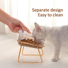 Load image into Gallery viewer, Non-Slip Pet Bowl With Stand For Cat Food Cat Water Bowl Double Cat Bowl Dog Bowl Pet Feeding Dog Cat Feeder Protection Cervical