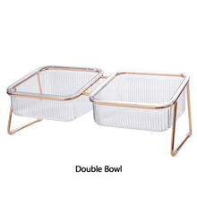 Load image into Gallery viewer, Non-Slip Pet Bowl With Stand For Cat Food Cat Water Bowl Double Cat Bowl Dog Bowl Pet Feeding Dog Cat Feeder Protection Cervical