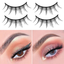 Load image into Gallery viewer, 5pairs 3D Fairy Princess Comics Eyelashes Lashs Natural Short Daily Eyelashes False Eyelash Extension Tools