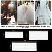 Load image into Gallery viewer, Hair Salon Foam Hair Dye Paper Hairdressing Dyeing Paper Pearl Cotton Reusable Painting and Dyeing Isolation Sheet Hair Tools