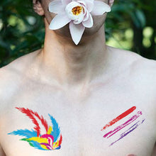 Load image into Gallery viewer, Temporary Fake Tattoo Gay Waterproof Sticker Rainbow Flag Face Cosmetic Leg Arm Body Art for Men Women Tattoo Stickers