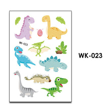 Load image into Gallery viewer, Kids Temporary Tattoo Sticker Cool Dinosaur Cartoon Fake Tatoo Hand Foot Waterproof Tattoos Tatouage For Boy Children
