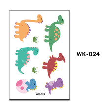 Load image into Gallery viewer, Kids Temporary Tattoo Sticker Cool Dinosaur Cartoon Fake Tatoo Hand Foot Waterproof Tattoos Tatouage For Boy Children