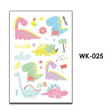 Load image into Gallery viewer, Kids Temporary Tattoo Sticker Cool Dinosaur Cartoon Fake Tatoo Hand Foot Waterproof Tattoos Tatouage For Boy Children