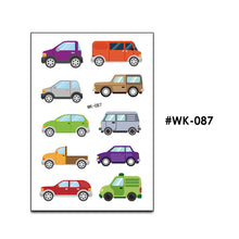 Load image into Gallery viewer, Tattoo Kids Various Cartoon Car Fake Tattoo Sticker Temporary Tattoos Waterproof Tatto Art Tatto Hand Arm For Child Boy