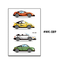 Load image into Gallery viewer, Tattoo Kids Various Cartoon Car Fake Tattoo Sticker Temporary Tattoos Waterproof Tatto Art Tatto Hand Arm For Child Boy