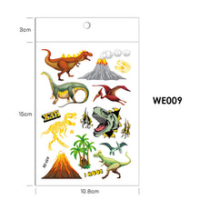 Load image into Gallery viewer, Children's Animal Dinosaur Bronzing Tattoo Stickers Unicorn Mermaid Laser Tattoo Stickers Environmental Protection Colorful Rainbow Stickers