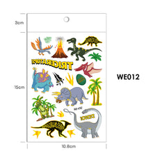 Load image into Gallery viewer, Children's Animal Dinosaur Bronzing Tattoo Stickers Unicorn Mermaid Laser Tattoo Stickers Environmental Protection Colorful Rainbow Stickers
