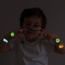 Load image into Gallery viewer, Children's Cartoon Animal Luminous Tattoo Stickers Face Stickers Cute Lion Waterproof Glowing Tattoo Stickers Boy Girls Tattoo