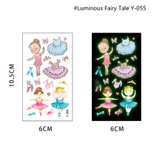 Load image into Gallery viewer, Children's Cartoon Animal Luminous Tattoo Stickers Face Stickers Cute Lion Waterproof Glowing Tattoo Stickers Boy Girls Tattoo