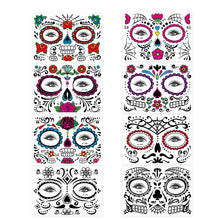 Load image into Gallery viewer, Cross Border Halloween Funny Face Tattoo Stickers Masquerade Undead Face Stickers Tattoo Stickers for Boy Girls Kids