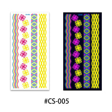 Load image into Gallery viewer, Creative Fluorescent Flower Arm Tattoo Stickers Face Stickers Waterproof Feather Colorful Night Arm Women Sexy Tattoo Stickers