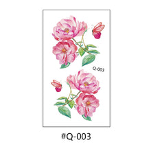 Load image into Gallery viewer, Literary Small Fresh Flower Creative Tattoo Stickers Arm Body Sexy Rose Waterproof Lasting Women Men Tattoo Stickers