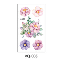 Load image into Gallery viewer, Literary Small Fresh Flower Creative Tattoo Stickers Arm Body Sexy Rose Waterproof Lasting Women Men Tattoo Stickers
