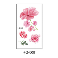Load image into Gallery viewer, Literary Small Fresh Flower Creative Tattoo Stickers Arm Body Sexy Rose Waterproof Lasting Women Men Tattoo Stickers