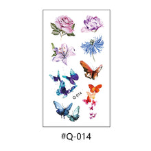 Load image into Gallery viewer, Literary Small Fresh Flower Creative Tattoo Stickers Arm Body Sexy Rose Waterproof Lasting Women Men Tattoo Stickers
