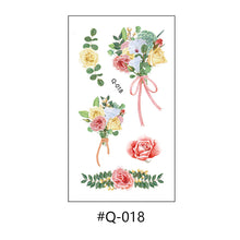 Load image into Gallery viewer, Literary Small Fresh Flower Creative Tattoo Stickers Arm Body Sexy Rose Waterproof Lasting Women Men Tattoo Stickers