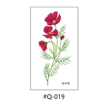 Load image into Gallery viewer, Literary Small Fresh Flower Creative Tattoo Stickers Arm Body Sexy Rose Waterproof Lasting Women Men Tattoo Stickers