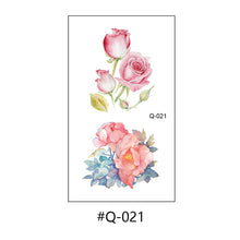 Load image into Gallery viewer, Literary Small Fresh Flower Creative Tattoo Stickers Arm Body Sexy Rose Waterproof Lasting Women Men Tattoo Stickers