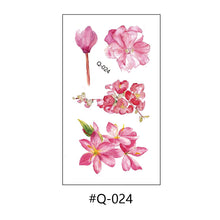 Load image into Gallery viewer, Literary Small Fresh Flower Creative Tattoo Stickers Arm Body Sexy Rose Waterproof Lasting Women Men Tattoo Stickers
