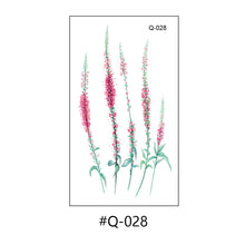 Load image into Gallery viewer, Literary Small Fresh Flower Creative Tattoo Stickers Arm Body Sexy Rose Waterproof Lasting Women Men Tattoo Stickers