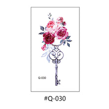 Load image into Gallery viewer, Literary Small Fresh Flower Creative Tattoo Stickers Arm Body Sexy Rose Waterproof Lasting Women Men Tattoo Stickers