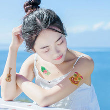 Load image into Gallery viewer, Creative Cartoon Stickers Fashion Hawaii Party Tattoo Stickers Summer Flowers Trend Women Men Sexy Tattoo Stickers