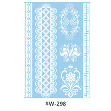 Load image into Gallery viewer, Hanna Lace Tattoo Stickers White Sexy White Women Sexy Body Arm Hawaii Waterproof Temporary Tattoo Lasting Tattoo Stickers