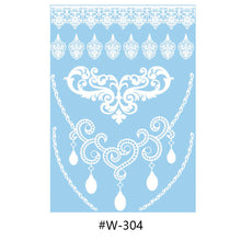 Load image into Gallery viewer, Hanna Lace Tattoo Stickers White Sexy White Women Sexy Body Arm Hawaii Waterproof Temporary Tattoo Lasting Tattoo Stickers