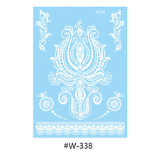 Load image into Gallery viewer, Hanna Lace Tattoo Stickers White Sexy White Women Sexy Body Arm Hawaii Waterproof Temporary Tattoo Lasting Tattoo Stickers