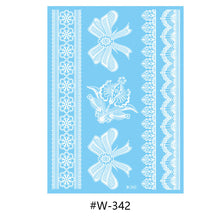 Load image into Gallery viewer, Hanna Lace Tattoo Stickers White Sexy White Women Sexy Body Arm Hawaii Waterproof Temporary Tattoo Lasting Tattoo Stickers
