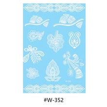 Load image into Gallery viewer, Hanna Lace Tattoo Stickers White Sexy White Women Sexy Body Arm Hawaii Waterproof Temporary Tattoo Lasting Tattoo Stickers