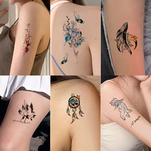 Load image into Gallery viewer, Cartoon Tattoo Stickers Temporary Disposable Flower Body Arm Abstract Tattoo Stickers Waterproof Women Tattoo Stickers