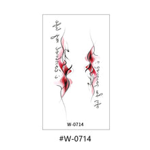 Load image into Gallery viewer, Cartoon Tattoo Stickers Temporary Disposable Flower Body Arm Abstract Tattoo Stickers Waterproof Women Tattoo Stickers