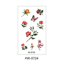 Load image into Gallery viewer, Cartoon Tattoo Stickers Temporary Disposable Flower Body Arm Abstract Tattoo Stickers Waterproof Women Tattoo Stickers