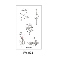 Load image into Gallery viewer, Cartoon Tattoo Stickers Temporary Disposable Flower Body Arm Abstract Tattoo Stickers Waterproof Women Tattoo Stickers