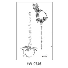 Load image into Gallery viewer, Cartoon Tattoo Stickers Temporary Waterproof Anime Flower Personality Flower Arm Tattoo Stickers Sexy Summer Women Body Stickers