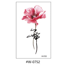 Load image into Gallery viewer, Cartoon Tattoo Stickers Temporary Waterproof Anime Flower Personality Flower Arm Tattoo Stickers Sexy Summer Women Body Stickers