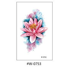 Load image into Gallery viewer, Cartoon Tattoo Stickers Temporary Waterproof Anime Flower Personality Flower Arm Tattoo Stickers Sexy Summer Women Body Stickers