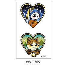 Load image into Gallery viewer, Cartoon Tattoo Stickers Temporary Waterproof Anime Flower Personality Flower Arm Tattoo Stickers Sexy Summer Women Body Stickers