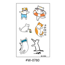Load image into Gallery viewer, Cartoon Tattoo Stickers Kids Cute Animal Waterproof Tattoo Stickers Temporary Holiday Party Children Kid Tattoo Stickers for Boy