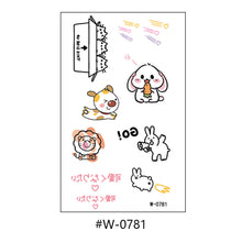 Load image into Gallery viewer, Cartoon Tattoo Stickers Kids Cute Animal Waterproof Tattoo Stickers Temporary Holiday Party Children Kid Tattoo Stickers for Boy
