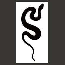 Load image into Gallery viewer, Snake Tattoo Stickers Dark Tide Cool Flower Arm Black Mamba Dead Man Snake Skull Tattoo Stickers Women Cool Body Stickers