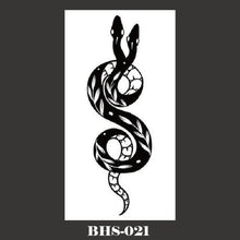 Load image into Gallery viewer, Snake Tattoo Stickers Dark Tide Cool Flower Arm Black Mamba Dead Man Snake Skull Tattoo Stickers Women Cool Body Stickers